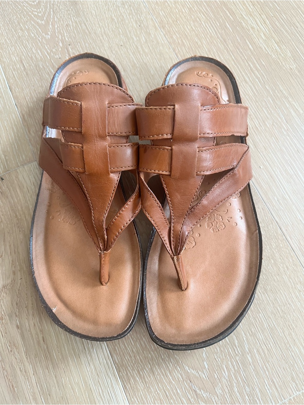 Rockport Leather Comfy Slip-on Slippers Slide Sandals Size 9,5-10